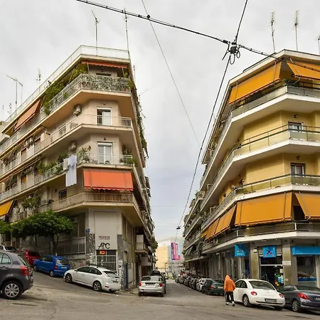 Apartment Stylish Next To Acropolis, Metro Stop Fix *